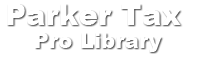 Professional Tax Research Software - Parker Tax Pro Library 