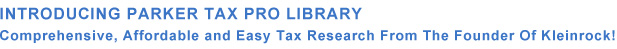 Professional tax research